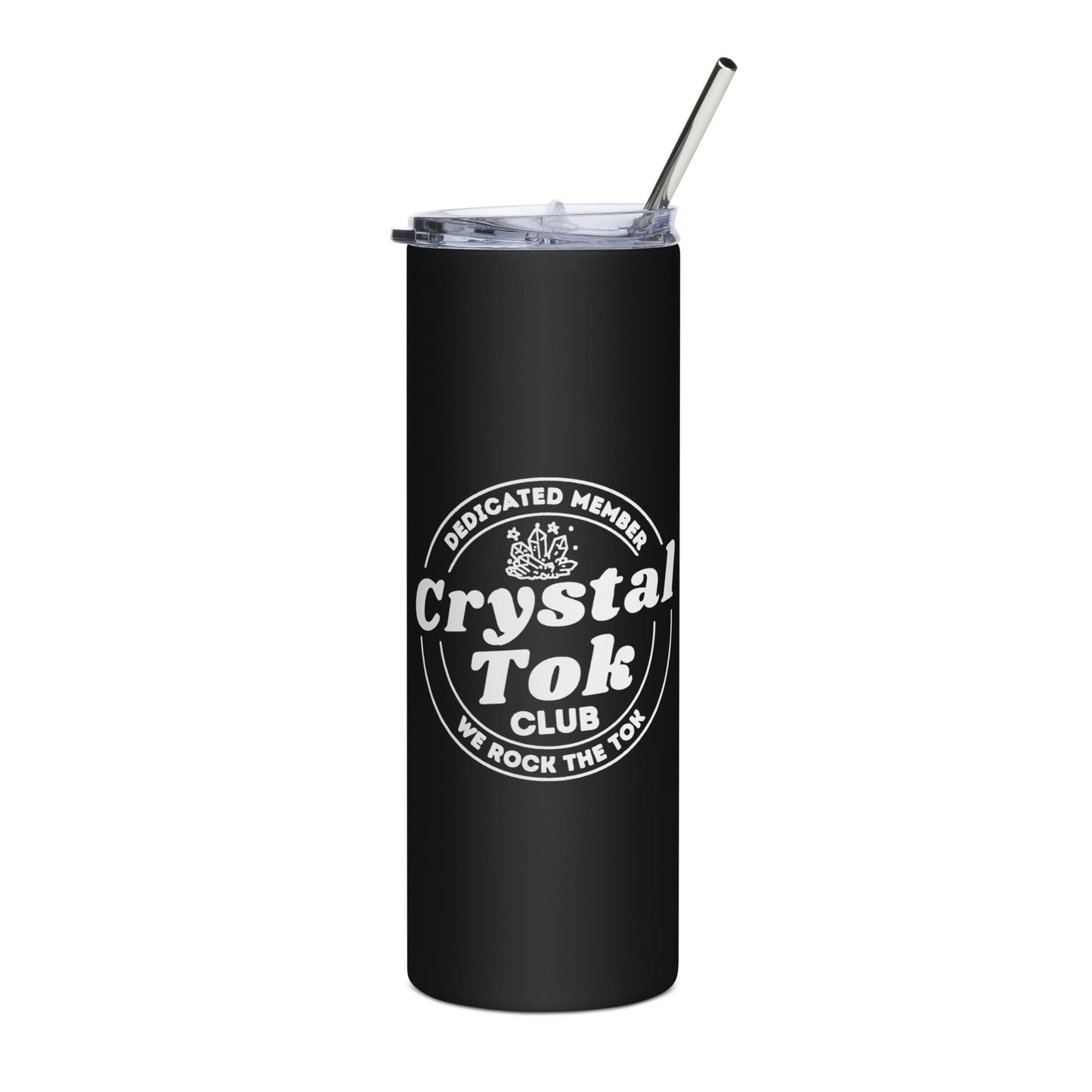 CrystalTok Club Stainless Steel Tumbler