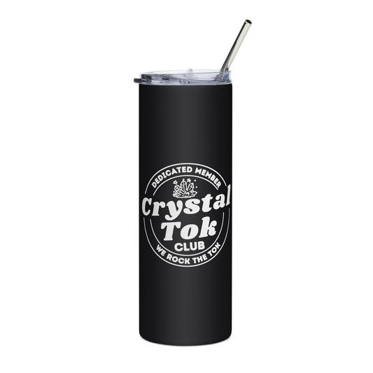 CrystalTok Club Stainless Steel Tumbler